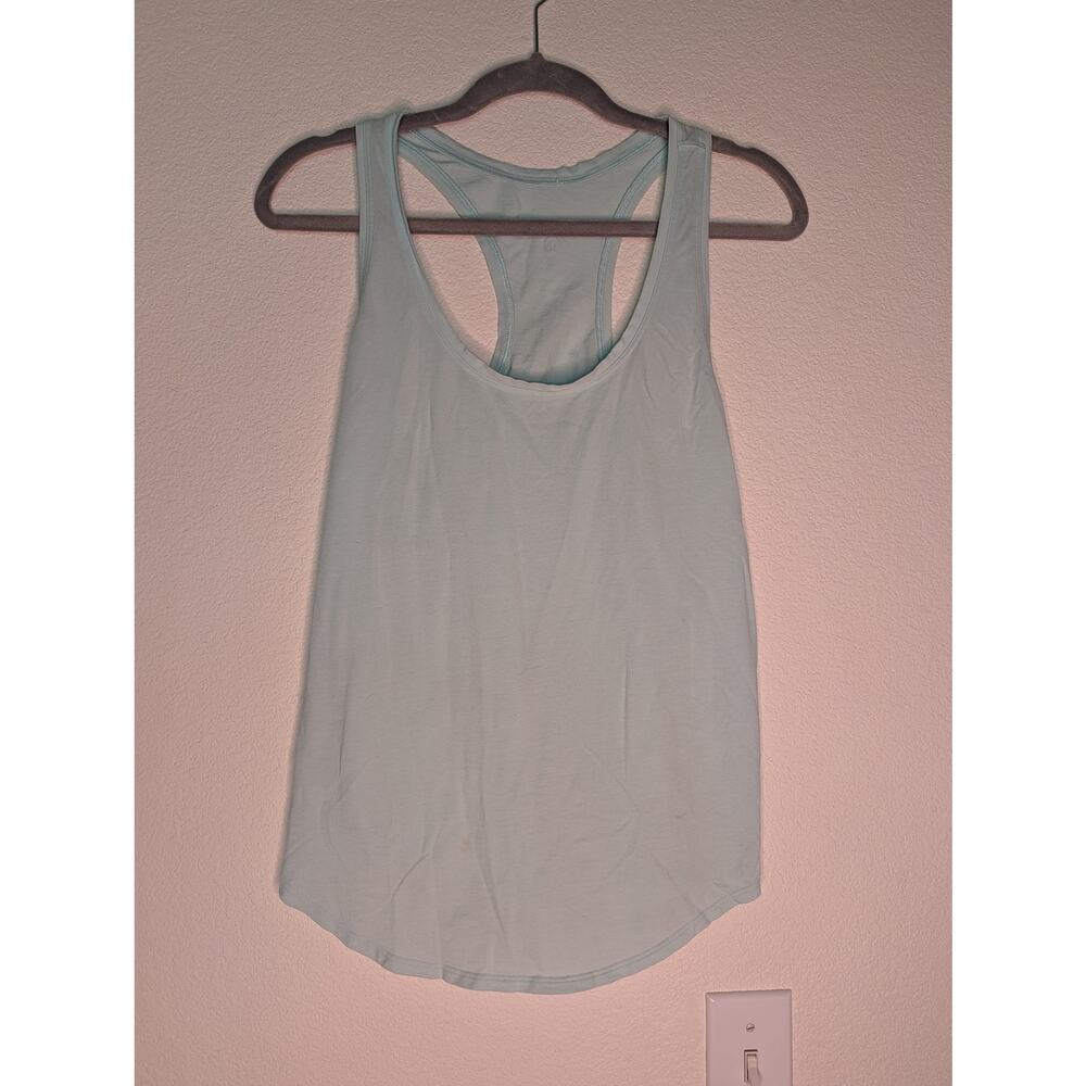 Lululemon Athletica Love Racerback Tank Blue M Athleisure Activewear *READ